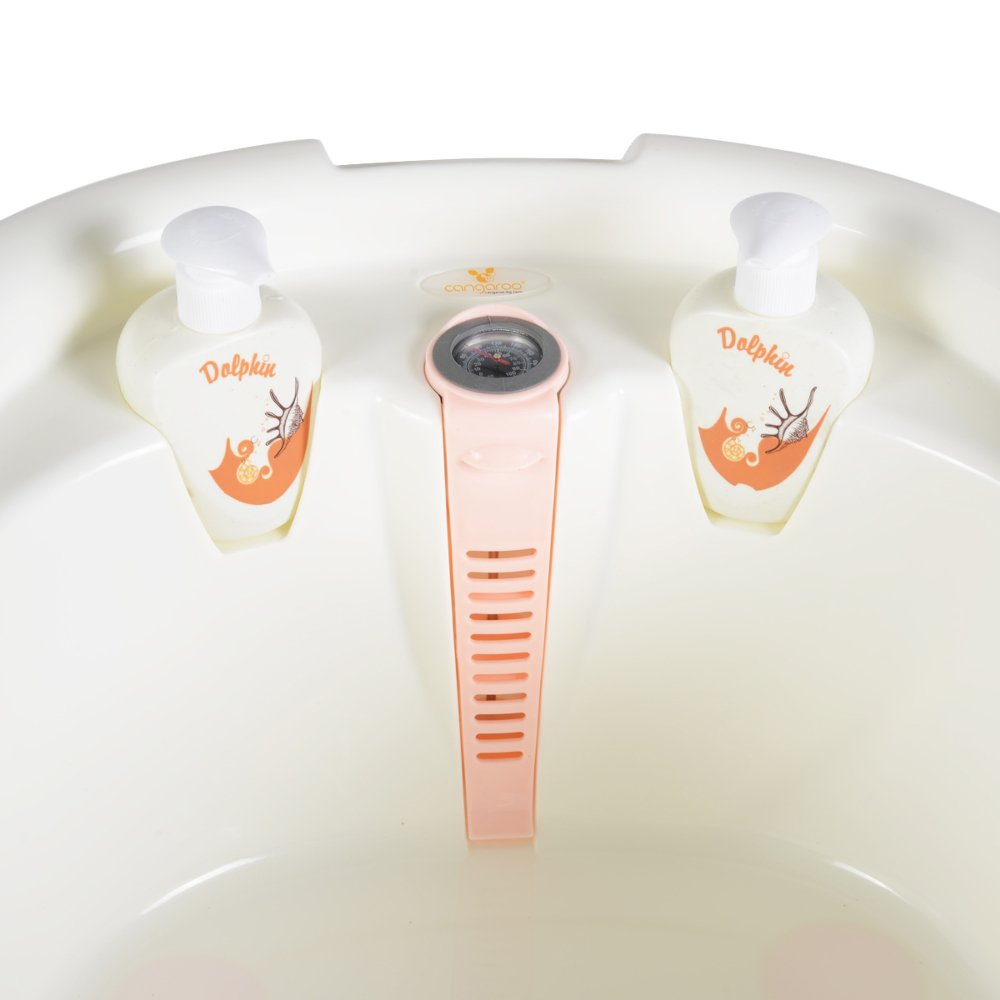 Mπανιέρα Βρεφική Dolphin Cangaroo Pink - Image 3