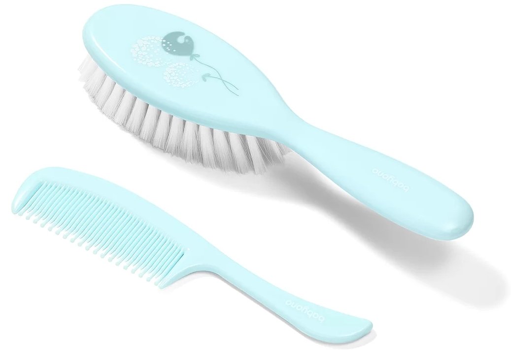 Σετ Βούρτσα και Χτένα Super Soft Babyono Turquoise 569/