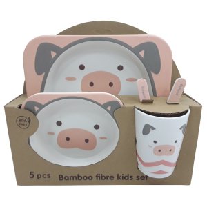 Σετ Φαγητού Βamboo Pig