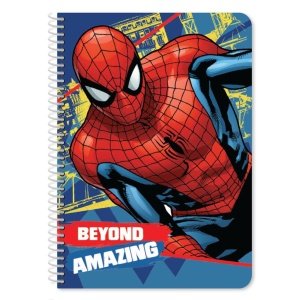 Τετράδιο Spiral A4 Spiderman Must Blue