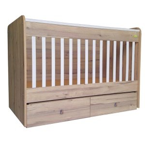Κρεβατάκι με Λίκνισμα 70x140cm Ήρα Beboulino Κεχριμπάρι