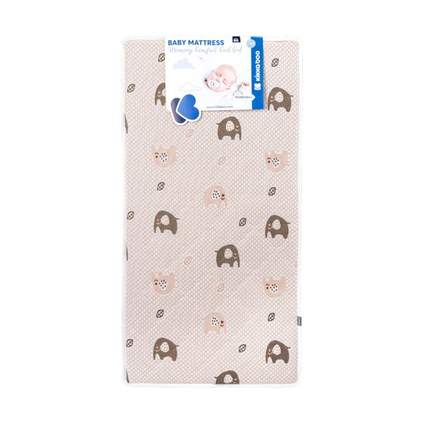 Στρώμα Κούνιας 70x140x12cm Memory Comfort Cool Gel Kikka boo Elephants Green - Image 2