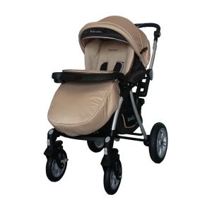 Καρότσι με ελαστικά αέρα Beboulino Novara Beige