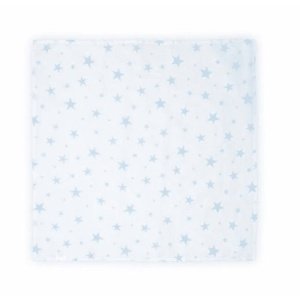 Πάνα Φασκιώματος από Μουσελίνα 80x80cm Lorelli Stars Blue