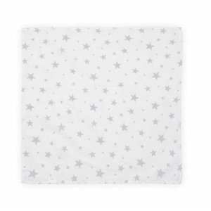 Πάνα Φασκιώματος από Μουσελίνα 80x80cm Lorelli Stars Grey