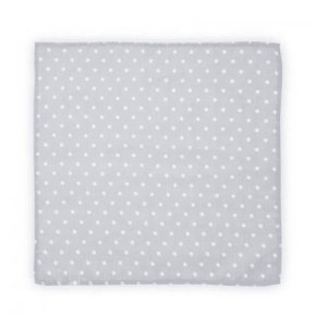 Πάνα Φασκιώματος από Μουσελίνα 80x80cm Lorelli Dots Grey