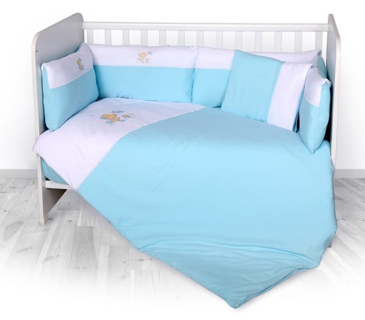Σετ Προίκα Κούνιας 60x120cm Jersey Zaza Lorelli Blue