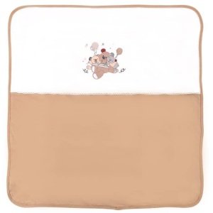 Σεντόνι αγκαλιάς 90x90cm Jersey Zaza Lorelli Latte