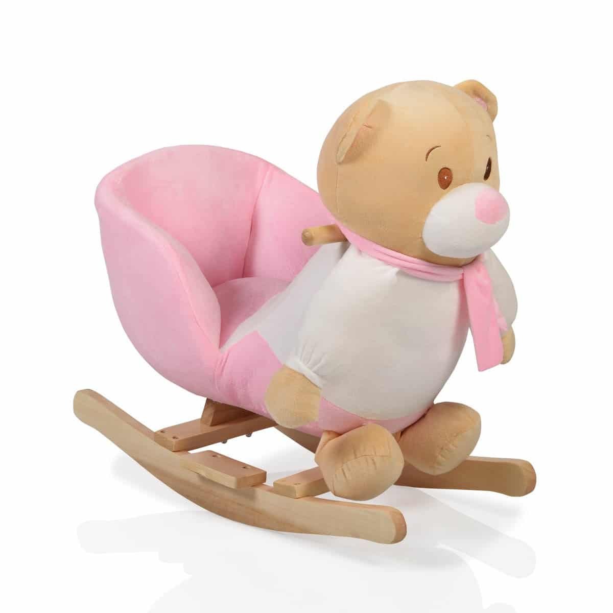Κουνιστό Λούτρινο Bear Cangaroo Pink WJ635