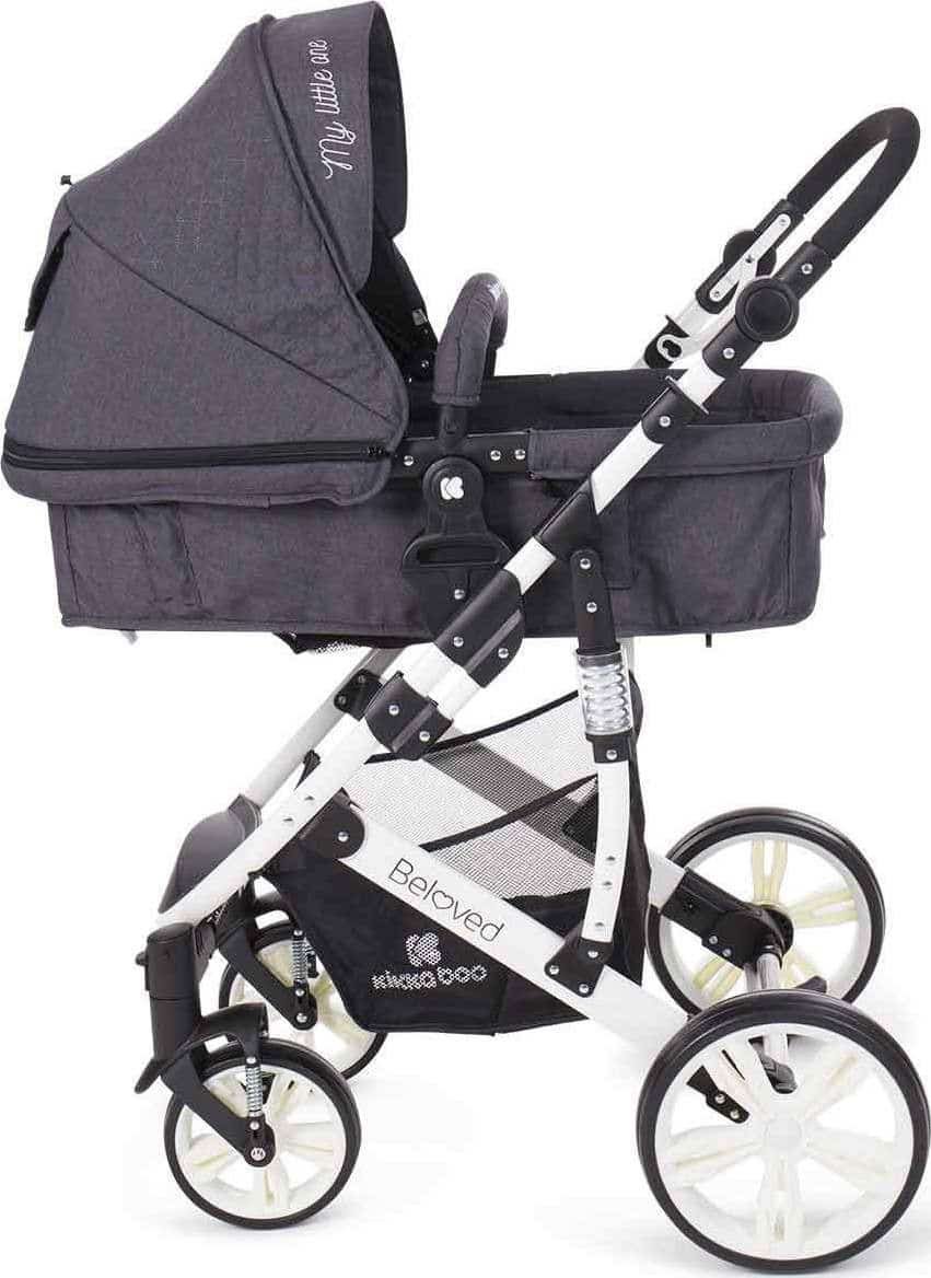 Πολυκαρότσι 3σε1 Μετατρεπόμενο με Car Seat 0-13kg Beloved Kikka boo Dark Grey - Image 4