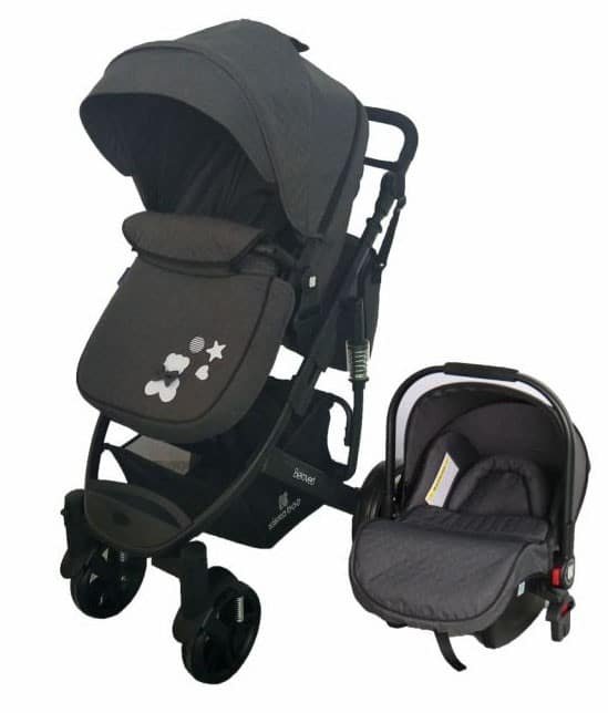 Πολυκαρότσι 3σε1 Μετατρεπόμενο με Car Seat 0-13kg Beloved Kikka boo Dark Grey - Image 2