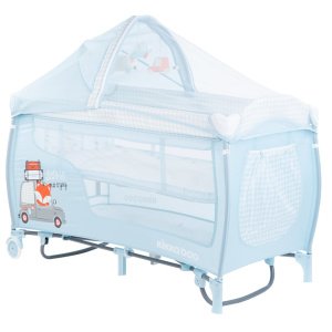 Παρκοκρέβατο 2 Επιπέδων Dolce Sonno Plus Kikka Boo Blue Foxy 2020