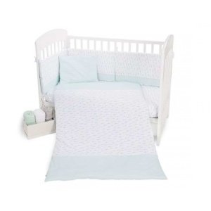 Προίκα Κούνιας 5τμχ 70x140cm Kikka boo Cars Green