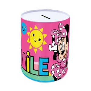 Κουμπαράς Μεταλλικός Minnie Pink Διακάκης