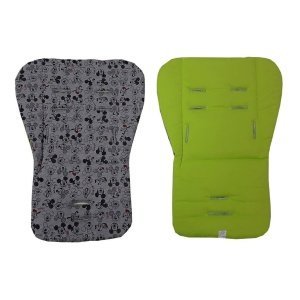 Στρώμα για Καρότσι με Υποδοχές Beboulino Mickey Lime