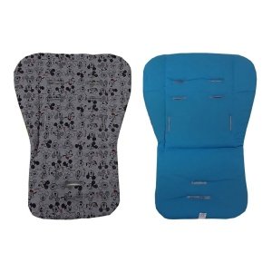 Στρώμα για Καρότσι με Υποδοχές Beboulino Mickey Turquoise