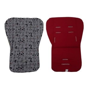Στρώμα για Καρότσι με Υποδοχές Beboulino Mickey Red
