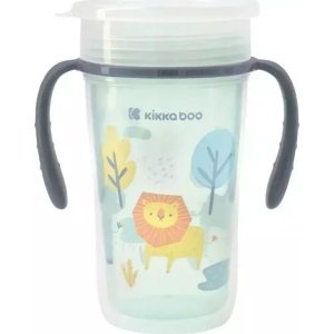 Ποτηράκι Πλαστικό 360° με Λαβές 300ml Kikka Boo Lion