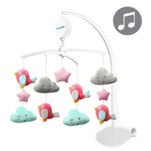 Carouzel Μουσικό Περιστρεφόμενο Babyono Clouds & Birds BN