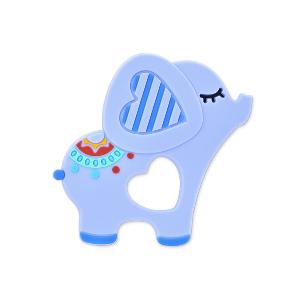 Μασητικό Σιλικόνης Lucky Elephant Lorelli Blue