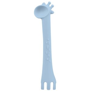 Κουτάλι - Πιρούνι 2σε1 Giraffe Kikka boo Blue