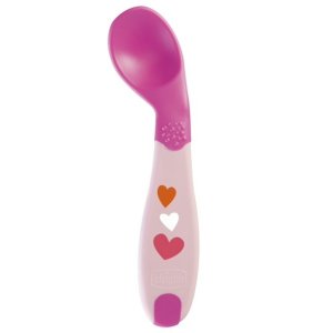 Κουταλάκι 8m+ First Spoon Chicco Pink
