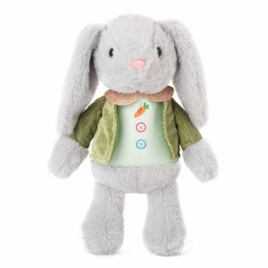 Λούτρινο Παιχνίδι 23cm Grey Rabbit Green Vest Amek Toys