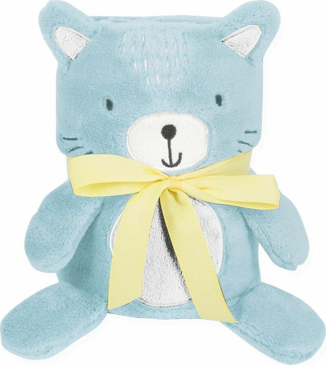 Κουβέρτα 75x100cm με 3D Λούτρινο Kikka Boo Cat