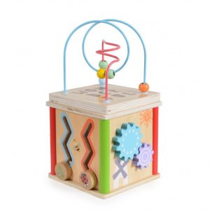 Εκπαιδευτικός Κύβος Ξύλινος Moni Toys 1003
