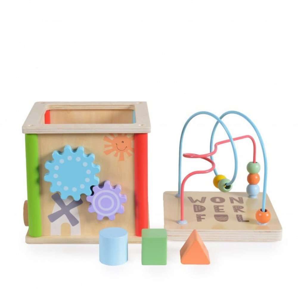 Εκπαιδευτικός Κύβος Ξύλινος Moni Toys 1003 - Image 2