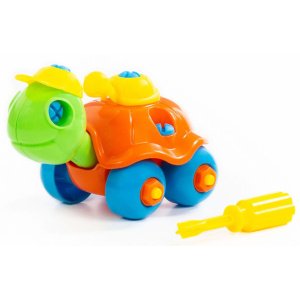 Εκπαιδευτικό Παιχνίδι 22τμχ Constructor Polesie Turtle Orange