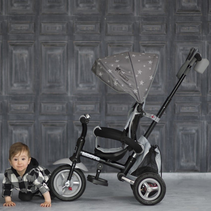 Τρίκυκλο Παιδικό Ποδηλατάκι Air Wheels Moovo Lorelli Green Luxe - Image 3