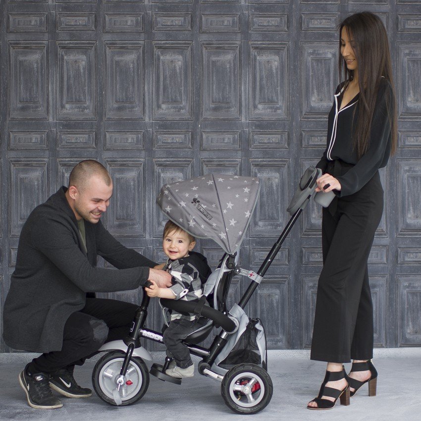 Τρίκυκλο Παιδικό Ποδηλατάκι Air Wheels Moovo Lorelli Green Luxe - Image 4