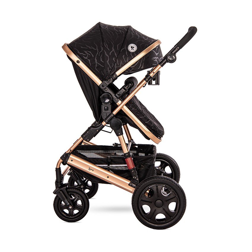Καρότσι Μετατρεπόμενο 2σε1 Lora Lorelli Luxe Black - Image 3