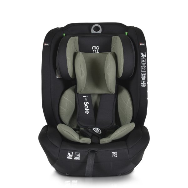 Κάθισμα Αυτοκινήτου 76-150cm i-size Isofix i-Safe Moni Green - Image 2