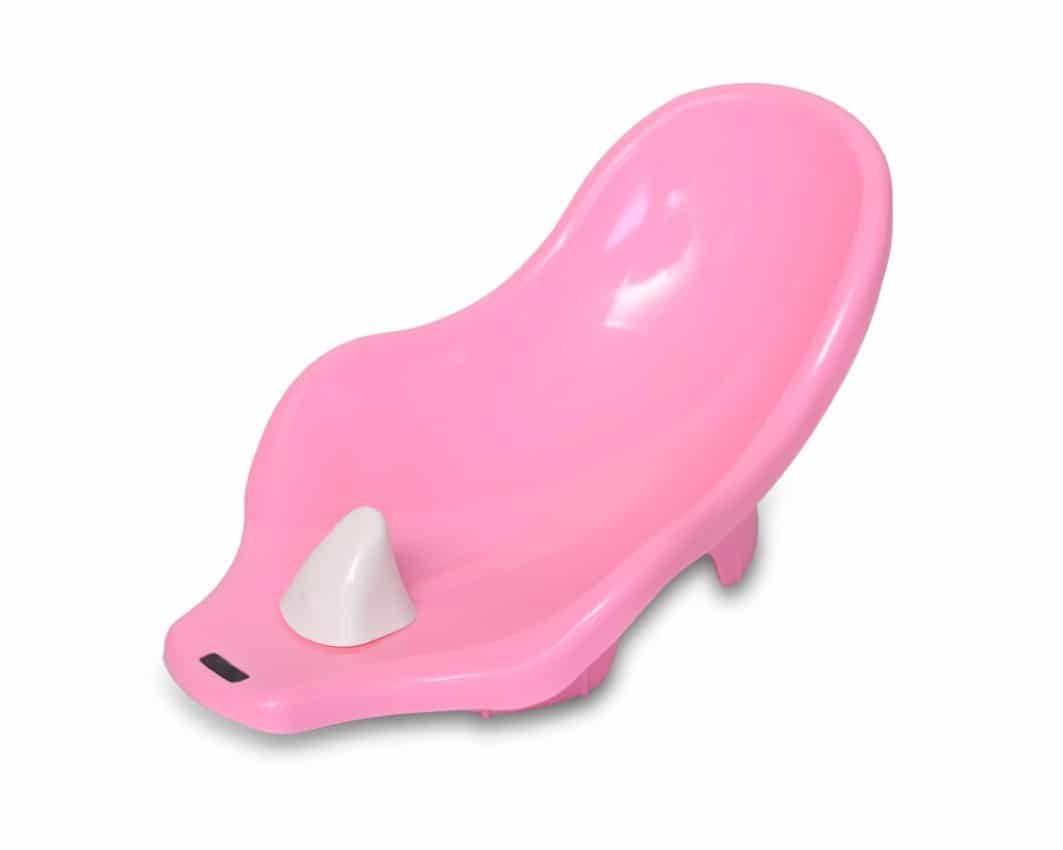 Μπανάκι Βρεφικό με Βάση και Θερμόμετρο 88cm Lorelli Pink - Image 4