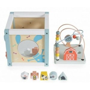 Εκπαιδευτικός Κύβος Ξύλινος Moni Toys 1020
