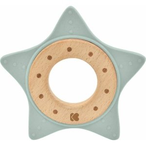 Μασητικό από Ξύλο & Σιλικόνη Star Kikka boo Mint