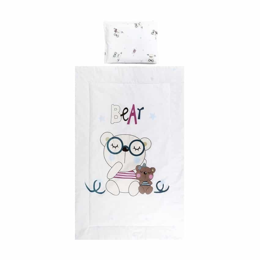 Σετ Προίκας Μωρού Για Κούνια 3τμχ Lorelli Bear Beige