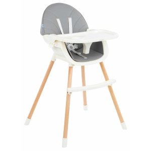 Καρεκλάκι Φαγητού 2σε1 Nutri Wood Kikka Boo Grey
