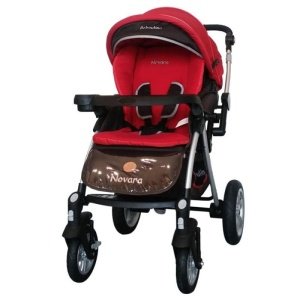 Καρότσι με ελαστικά αέρα Beboulino Novara Red