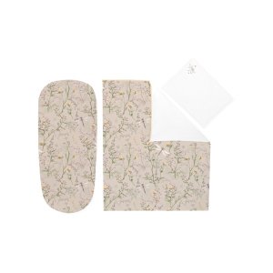 Προίκα Μωρού για Καλαθούνα 6τμχ Kikka boo Secret Garden Beige