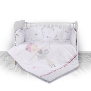 Σετ Προίκας Κούνιας 60x120cm Lily Lorelli Ballet Pink