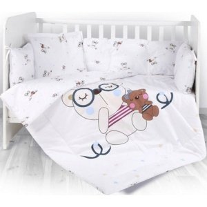 Σετ Προίκα Κούνιας 70x140cm 5τμχ Lorelli Bear Beige