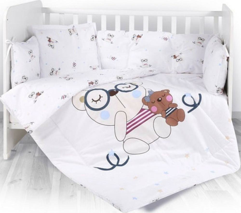 Σετ Προίκα Κούνιας 70x140cm 5τμχ Lorelli Bear Beige