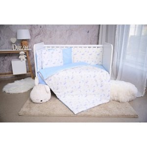 Σετ Προίκα Κούνιας 70x140cm 5τμχ Lorelli Blue Moon Stars