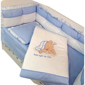 Προίκα Κούνιας 60x120cm Sweet Sleep Beboulino Blue