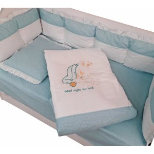 Προίκα Κούνιας 60x120cm Sweet Sleep Beboulino Green