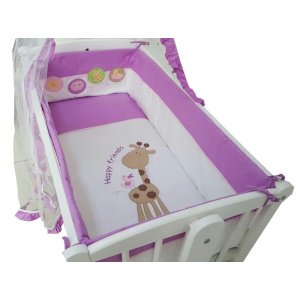 Σετ Προίκας Λίκνου 6τμχ Beboulino Giraffe