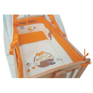 Σετ Προίκας Λίκνου 6τμχ Beboulino New Baby